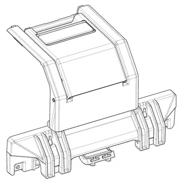 SHAD TR36 Low top case closure Черный