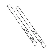 SHAD Quad Hinge 2 top case hinge Черный
