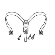 SHAD SH 48 Flexible strap Серый