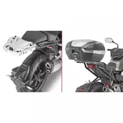 GIVI Monokey/Monolock Honda CB 1000 R top case rear fitting Черно-серебристый