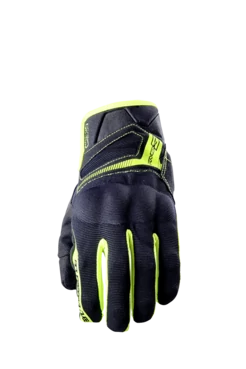 Five RS3 Fluo мотоперчатки черн/желтые