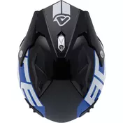 Acerbis Aria 2206 Graphic Jet Motorcycle Мотошлем White Blue Red
