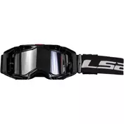 Ls2 AURA PRO Cross Enduro Motorcycle Mask Black Smoked Mirror Lens