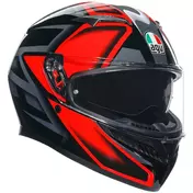 Agv K3 COMPOUND Integral Motorcycle Мотошлем Black Red