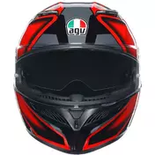 Agv K3 COMPOUND Integral Motorcycle Мотошлем Black Red