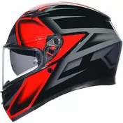 Agv K3 COMPOUND Integral Motorcycle Мотошлем Black Red