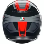 Agv K3 COMPOUND Integral Motorcycle Мотошлем Black Red