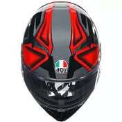 Agv K3 COMPOUND Integral Motorcycle Мотошлем Black Red
