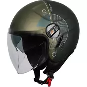 ORIGINE ALPHA UPNDOWN Jet Motorcycle Мотошлем Matt Green 22.06