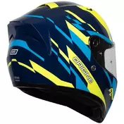 ORIGINE STRADA REVEAL Full Face Motorcycle Мотошлем Yellow Blue Gloss 22.06