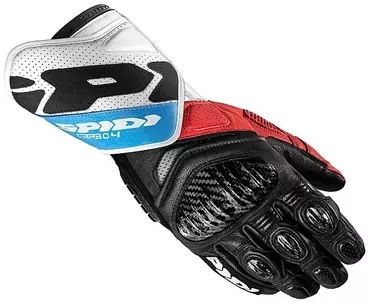 Spidi Racing Leather мотоперчатки CARBO 4 Red Blue