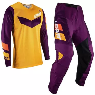 Leatt RIDE 3.5 Indigo Cross Enduro Jersey + мотоштаны Kit