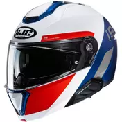 Modular Motorcycle Мотошлем P/J Hjc i91 BINA MC21 White Blue Red