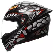 Agv K1 S LYZARD Full Face Motorcycle Мотошлем Matt Black Grey Red