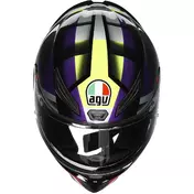 Agv K1 S FASTLAP Full Face Motorcycle Мотошлем Black Purple Pink
