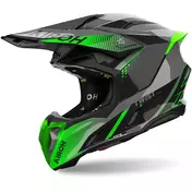 Airoh TWIST 3 SHARD Cross Enduro Motorcycle Мотошлем Glossy Green