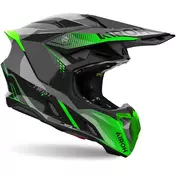 Airoh TWIST 3 SHARD Cross Enduro Motorcycle Мотошлем Glossy Green