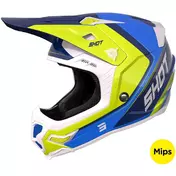 Moto Cross Enduro Мотошлем Shot CORE FAST Pearl Blue