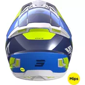 Moto Cross Enduro Мотошлем Shot CORE FAST Pearl Blue