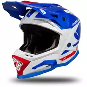 Moto Cross Enduro Мотошлем Ufo ECHUS Blue White Red