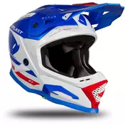 Moto Cross Enduro Мотошлем Ufo ECHUS Blue White Red
