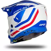 Moto Cross Enduro Мотошлем Ufo ECHUS Blue White Red