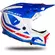 Moto Cross Enduro Мотошлем Ufo ECHUS Blue White Red