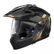 NOLAN N70-2 X 06 Skyfall N-COM Convertible Helmet Flat Lava Grey / Gold / Black