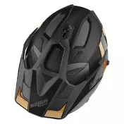 NOLAN N70-2 X 06 Skyfall N-COM Convertible Helmet Flat Lava Grey / Gold / Black