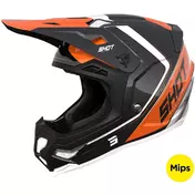 Moto Cross Enduro Мотошлем Shot CORE FAST Pearl Orange
