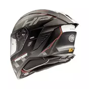 PREMIER HELMETS 23 Hyper HP92 BM 22.06 Full Face Helmet Серо-черный