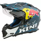 Kini Red Bull ADV 1.0 Full Face Motorcycle Мотошлем Blue White
