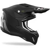Cross Enduro Motorcycle Мотошлем In HPC Fiber Airoh STRYCKER Color Matt Black