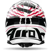 Airoh TWIST 3 THUNDER Glossy Red Cross Enduro Motorcycle Мотошлем
