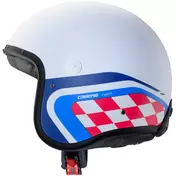 Caberg FREERIDE X DAYTONA Jet Motorcycle Мотошлем Matt Light White Blue Red