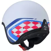 Caberg FREERIDE X DAYTONA Jet Motorcycle Мотошлем Matt Light White Blue Red