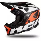Moto Cross Enduro Мотошлем Ufo ECHUS Black Orange White Matt