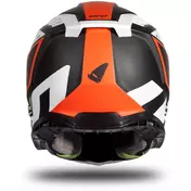Moto Cross Enduro Мотошлем Ufo ECHUS Black Orange White Matt