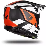 Moto Cross Enduro Мотошлем Ufo ECHUS Black Orange White Matt
