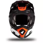 Moto Cross Enduro Мотошлем Ufo ECHUS Black Orange White Matt