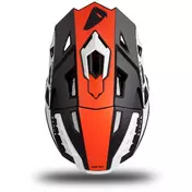 Moto Cross Enduro Мотошлем Ufo ECHUS Black Orange White Matt