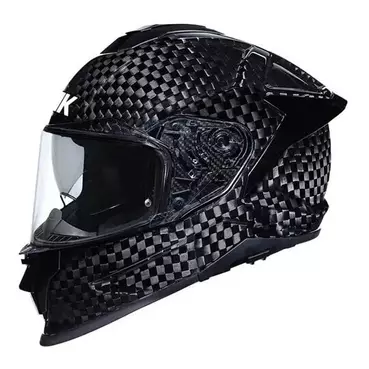 SMK Titan Carbon Solid GLCA200 Full Face Motorcycle Мотошлем