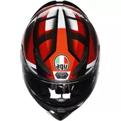 Agv K1 S FASTLAP Full Face Motorcycle Мотошлем Black Red Blue