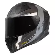 LS2 FF811 Vector II Carbon Grid Full Face Helmet Matt Black / Grey