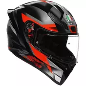 Agv K1 S FASTLAP Full Face Motorcycle Мотошлем Black Grey Red