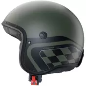 Moto Jet Caberg FREERIDE X DAYTONA Opaque MILITARY Green Nero Silver shell