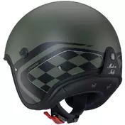 Moto Jet Caberg FREERIDE X DAYTONA Opaque MILITARY Green Nero Silver shell