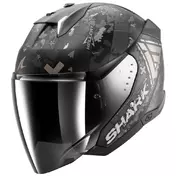SHARK Skwal i3 Jet Hellcat open face helmet Black / Chrome / Anthracite