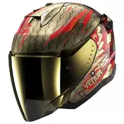 SHARK Skwal i3 Jet Venum open face helmet black / red / gold