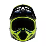 FOX RACING MX V3 Streak off-road helmet Черно-желтый